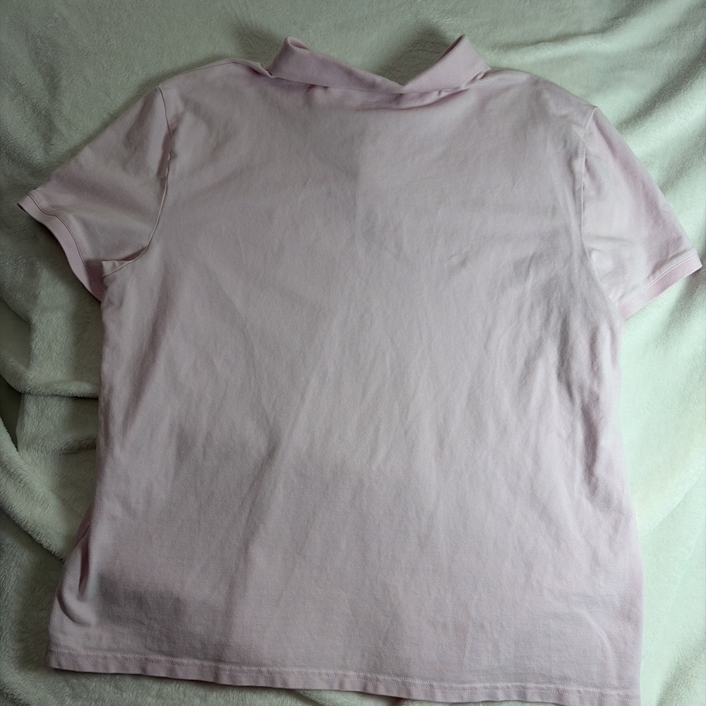 Calvin Klein Women's Pink Preppy 2 Button Front Shirt XL Collared Y2K 90s Retro - Picture 6 of 10